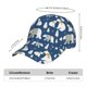 thumbnail image 2 of Balery cute winter bear Gorra de béisbol de tamaño ajustable para correr, entrenar y actividades al aire libre. Gorra de papá para todas las estaciones., 2 of 6