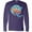 Purple, variant on Inktastic Key West, Florida Swimming Sea Turtle with Bubbles Long Sleeve T-Shirt