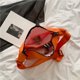 thumbnail image 5 of Minnieouse Bolsos de mensajero para mujer, tela Oxford negra y naranja, bolso de moda para mujer, cinturón ajustable con cremallera, Hobos de gran Bolsas de mensajero y de hombro Naranja Minnieouse AP011987-02, 5 of 6