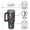 thumbnail image 4 of 1pc nutcracker 40oz Tumbler with Straw & Handle - Insulated Stainless Steel Cup | Holiday Gift for Man Women (Christmas, Valentine's, Birthday), 4 of 7