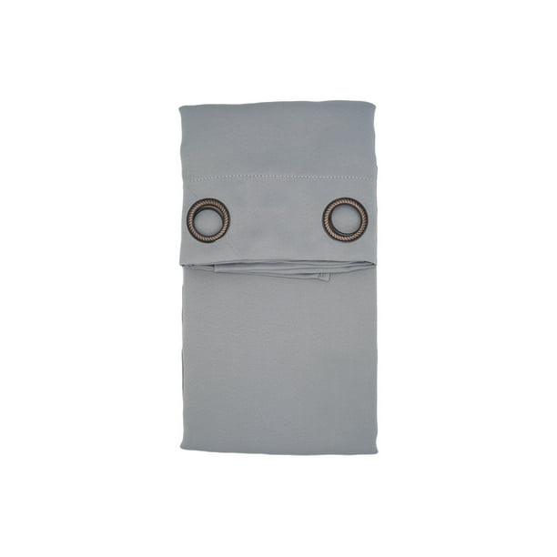 Cortina Blackout de 1 Hoja Ana Victoria Color Gris (1.35x 2.10 mts)