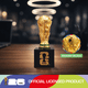 thumbnail image 3 of Trofeo COPA MUNDIAL DE LA FIFA 2026 Dorado 10.5 cm Coleccionable con Pedestal Acrílico, 3 of 8