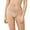 Beige, variant on Varsbaby Women's Panty, Mid Waist See Through Panties Cotton Crotch Lace Mesh Briefs for Women