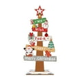 thumbnail image 1 of Letrero de madera navideño, decoración creativa para el hogar, manualidades, suministros para fiestas, mesa navideña 145 cm x 29 cm, 1 of 9
