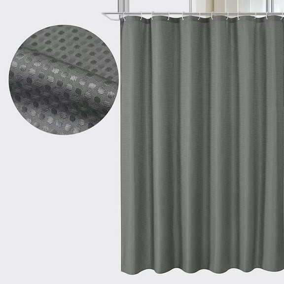 ERDOUY Shower Curtains for Bathroom,Fabric Washable ,Waterproof,Shower Stall Curtain(Gray)