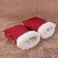thumbnail image 2 of Guantes de invierno para cochecito, impermeables, de forro polar, para manos, accesorios para cochecito (rojo), 2 of 9