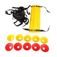 thumbnail image 3 of Kit de tren de agilidad de velocidad, escalera de fútbol de agilidad, equipo de entrenamiento de conos de fútbol con bolsa, 3 of 5