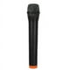 thumbnail image 2 of Micrófono inalámbrico Vhf de mano Universal profesional de plástico Abs negro micrófono de recepción Usb para cantar y hablar, 2 of 4