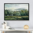 thumbnail image 3 of wall26 Framed Canvas Print Wall Art Forest Clearing in Green Valley Nature Wilderness Illustrations Fine Art Farmhouse/Country Decorative Rustic for Living Room, Bedroom, Office - 24"x36" B, 3 of 5