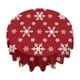 thumbnail image 2 of Oioii Round Christmas Tablecloth 60 Inches -Snowman Christmas Decorations for Home - Water Resistant Table Cloth-Holiday Xmas Decor for Table Party, 2 of 6