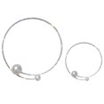 thumbnail image 1 of Collier Ras-du-Cou pour Femmes, Mode, Fausse Perle, Breloque, Bijou, Collier avec Bracelet, 1 of 8