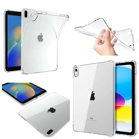 K-Lion Slim Clear Case for New iPad 10th Generation 10.9 inch Transparent Crystal Clear Soft TPU Case Anti-Scratch Anti-Yellowing with Shockproof Corner For iPad 10.9 inch 10th Gen 2022,Clear