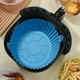 thumbnail image 3 of Molde de silicona para cesta de freidora de aire (1/2 pieza), bandeja para horno, pizza, pollo frito, color marrón grande, 3 of 6