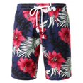 thumbnail image 1 of Flower Leaves Graphic Beach Shorts Pants Men 3D Printed y2k Surf Board Shorts Summer Hawaii Swimsuit Swim Trunks Cool Ice Shorts Fivean unisex, 1 of 2