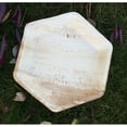 thumbnail image 4 of Bio Mart Leaf Tableware/100% Natural-Eco-friendly/Re-usable/Elegant/Compostable/Disposable/Biodegradable/Party,Wedding,BBQPlates & Bowls- 9" Hexagon Plate - Pack of 10 or 30, 4 of 4