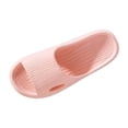 thumbnail image 5 of HEWUQI Slide Shower Shoes for Men Women Non Slip Holes House Slippers Bathroom Pool Gym Students College Dorm Quick Drying Comfortable Sandals Pink Size 9, 5 of 5