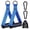 Blue, variant on Handles for Cable Machines, Exercise Grips for Resistance Bands, Gym Equipment Cable Handles, Attachments Ideal for Home Gym Cable Training Systems.