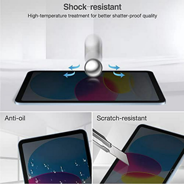 ZOEGAA Magnetic Privacy Screen Protector iPad 10th Generation, Removable &  Reusable Anti Blue Light Glare Privacy Screen for iPad 10th Generation 10.9