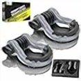 thumbnail image 3 of AUTOBOTS Manilles à Nœud 3/4 Pouces Anneau en D (2 Pack), 48,000Ib Résistance à la Rupture avec Goupille de 7/8 Pouces, 2 Isolants et 4 Rondelles Kit pour Récupération de Véhicule Tout-Terrain Gris, 3 of 4