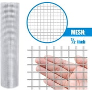 Fencer Wire Hardware Cloth Heavy Duty Welding Fencing 19 Gauge with Mesh Size 1/2”, 4 x 5