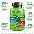 thumbnail image 4 of NATURELO Whole Food Brain Supplement - Brain Health Supplements for Memory & Focus Support - Enhance Brain Health Blend Supplement for Adults - 60 Vegetarian Capsules, 4 of 5