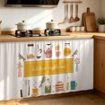 thumbnail image 6 of Celsvanis Kitchen Cabinet Dust Proof Curtain, Self Adhesive No Drill Drape Decorative Cover For Household Kitchen Storage Cabinet Interior Decoration 27.5"x47", 6 of 6