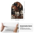 thumbnail image 2 of Pofeuu Whimsical Halloween Skeletons Print Beanie Hat for Men Women Knit Winter Hat Warm Cuffed Skull Beanie Slouchy Soft Unisex, 2 of 6