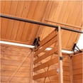 thumbnail image 6 of Leisure Season Medium Horizontal Wood Trash and Recycling Storage Shed in Brown, 6 of 6
