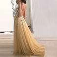 thumbnail image 3 of DPTALR Pregnancy Photography Props Maxi Sequined Solid Dress Short Sleeve, 3 of 8