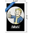 thumbnail image 3 of Fallout - Vault Boy - Thumbs Up Wall Poster, 14.725" x 22.375" Framed, 3 of 5
