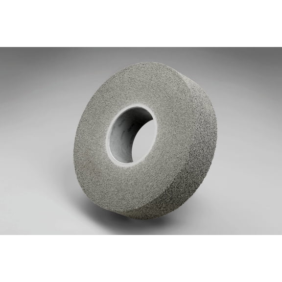 Scotch-Brite Light Deburring Wheel, LD-WL, 8S Fine, 8 in x 1 in x 3 in, 3 per case