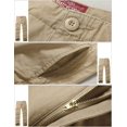 thumbnail image 4 of Pantalón cargo Match para hombre, corte recto holgado, caqui claro, 4 of 5