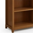 thumbnail image 5 of Trent Home 5 Shelf Solid Wood Bookcase in Light Golden Brown, 5 of 6