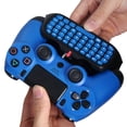 thumbnail image 4 of PS4 Wireless Gaming Keyboard - 2.4G RF Keyboard for PS4 Original/PS4 Slim | Compact Design, Easy Pairing, Compatible with DualShock 4 Controllers for Chat, In-Game Typing & Media Navigation, 4 of 7
