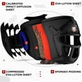thumbnail image 2 of RDX Headgear for Boxing, MMA Training, Head Guard with Removable Face Grill, Black, Medium, 2 of 9
