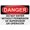 Warning Sign 2, variant on Metal Sign Decor, Danger Sign - DANGER SIGN - NO SMOKING BATTERY CHARGING AREA, Rust Free With 4 Pre-drilled Holes Waterproof, Fade and Scratch Resistant, 8 x 12 Inch