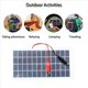 thumbnail image 5 of 2X Panel Solar de Polisilicio de 5W 12V el Panel de Carga Impermeable PortáTil para Exteriores con Clips Puede Cargar la BateríA de 9-12V, 5 of 5