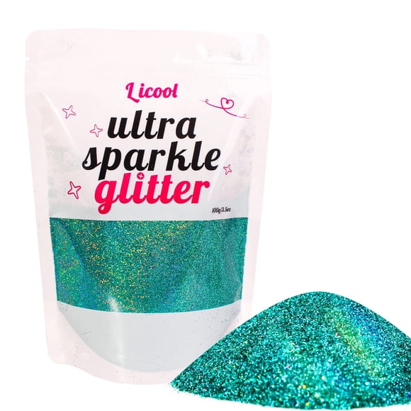 Glitter para manualidades LICOOL GLITTER 100 g holográfico láser