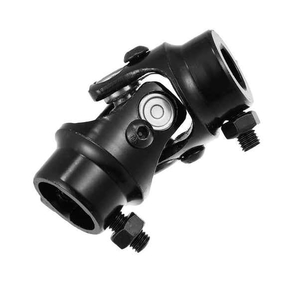 Unique Bargains 3/4" DD x 1" DD Black Single Steering Shaft Universal U Joint Maximum Working Angle 35