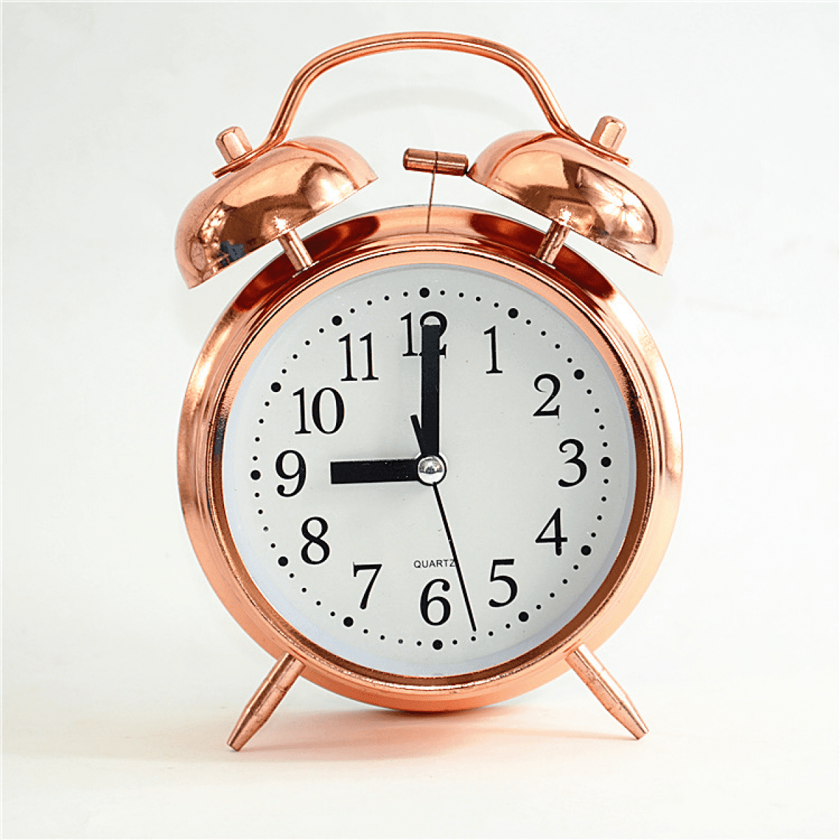 Vintage Decorative Non-ticking Quartz Clock Bedside Table Alarm Clock 05 