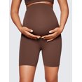 thumbnail image 2 of CRZ YOGA Womens Butterluxe Maternity Biker Shorts Pregnancy Yoga Workout Leggings 6", 2 of 4