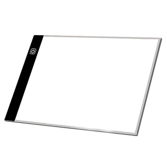 Meitianfacai Tablette Lumineuse Portable A4 LED pour Copie et Traçage, Bloc Lumineux LED Ultra Mince à Alimentation USB Réglable pour Trace, pour Dessin, Diffusion en Continu, Patinage, Animation, Pochoir