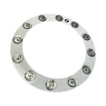 thumbnail image 1 of Anillo de efecto de bombo Anillos de tambor Jazze Sonido claro y nítido Accesorio de tambor de percusión Montaje de acero inoxidable Campana de efecto, 1 of 8