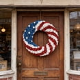thumbnail image 2 of LEHOZIHEQ 250th Anniversary Eagle Wreath, America 250 Decorations Patriotic Wreaths for Front Door, Garden Flag Weatherproof Crafts for Outside, 2 of 8