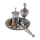 thumbnail image 2 of Juego de quemadores de incienso árabes con decoración de pinzas con tarro de almacenamiento con bandeja espejada Regalo de inauguración censer, 2 of 9