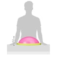 thumbnail image 3 of Tabla de Equilibrio BOSU 50 cm Antideslizante Tamaño de Viaje Rosa, 3 of 6