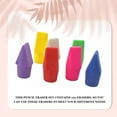 thumbnail image 4 of Ruiboury 120 Pieces Color Random Universal Pencil Erasers Children Adults Students Portable Pen Caps Replacing Part Stationery, 4 of 6