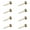 12mm bronze, variant on 8Pcs Antique Sturdy Brass Mirror Mounting Screws With Caps M3Thread Designs