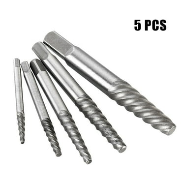 5Pcs Screw Extractors Broken Damaged Broken Bolt Remover Extractor Tools