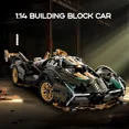 thumbnail image 4 of Bloques de construcción Technical 1:14 Rc Car Racing para niños, Juego de piezas, vehículo deportivo experto, modelo Power Moc, ladrillos, juguete DIY, regalos de cumpleaños para niños, 1200, 4 of 5